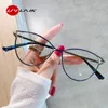 Güneş gözlüğü Özel Miyopi Reçeteli Gözlük Çerçevesi Kadın Anti Mavi Işık Bilgisayar Gözlük Bayanlar Dekoratif Gözlük UV400