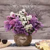 Decorative Flowers & Wreaths Modern Vase Rattan Flower Basket Living Room Decoration Natural Dried Bundle Home Decor Wedding