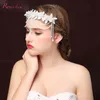 Pinces à cheveux Barrettes ornement de mariage femmes casque dentelle tête chaîne perle bijoux mariée brillant strass postiches RE185