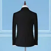 Formell Business Wedding 3 Pieces Suit Set / Man 2021 Blazers Jacket Byxor Vestbyxor Klänning Waistcoat X0909