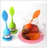 infusore per tè in silicone L'infusore in silicone per foglie con filtro per bustine di tè per uso alimentare crea filtri per tè in acciaio inossidabile creativi DAJ127