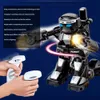 Oyuncak Robot DVB T2 Geekvape Aegis RC/Electric Robotlar Savaş Boks Oyuncak 2.4G Humanoid Dövüş Çocuklar için iki Kontrol Joystick
