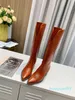 2021 fashion cowhide women's boots designer high heels outdoor non-slip boots breathable factory production price concessions 102