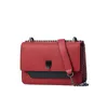 Bolsas Bolsas de Couro Genuíno Cadeia De Cadeia De Metal Cinta Mulheres Bolsas Bolsas De Moda Shopping Sacos de Ombro Mulheres Sacola Crossbody Bag