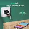 UGREEN USB Charger 5V2.1A Mini Wall EU Adapter Phone for i 8 11 X Mobile Earphone