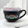 Tasses tasse à café amis émission de télévision Central Perk tasse à cappuccino Kawaii mignon petit déjeuner grande taille verres en céramique