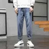 TFETTERS Jeans Hommes Coréen Street Style Chute Large Jambe Lâche Mi Droite Pantalon Tendance Hommes Marque 211111
