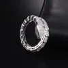 Marke 925 Sterling Silber Schlangenringe für Frauen Luxus Pave Diamant Verlobungsring Hochzeit Weißer Topas Schmuck gestempelt 10kt 220211