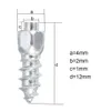 100 stks 12 mm Carbide Schroef Band Studs Sneeuw Spikes AntiSlip Antiice voor CarSUVATVUTV met Installatie Gereedschap Snelle levering7052942