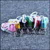 Keychains Fashion Aessories Luxury Creative Canvas Shoes Designer Key Chain Cell Phone Charms Sneaker Handbag Pendant Keyring Keychain For A