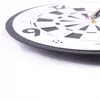 Väggklockor dart kompass spegel klistermärken romerska siffror och bord vardagsrum studie dekoration rund kreativ klocka
