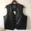 4xl leather vest