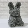 35 cm Walentynki prezent PE Rose Rabbit Zabawki Faszerowane Pełna miłości Romantyczna lalka Cute Girlfriend Gifts
