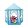 DHL Baby Shelters Dzieci Kryty Tiul Sześciokątny Dekoracje Księżniczka Placess Play Namiot Dollhouse Różowy Niebieski 2 Kolory