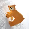 Novelty 3D Toalettpappershållare Harts Simulering Dog Bear Cat Toalett Roll Holder Badrumstillbehör T2004259474649