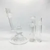 funzione straordinaria bong in vetro rimovibile con narghilè in vetro, pipa ad acqua con parti alte 15 pollici gb262