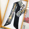 2022 Designer ladies fashion scarf headband luxury brand women's leopard print scarves high-end scarfs size 6*135cm