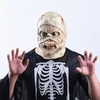 Halloween Horrormaske Mumienmaske Ekelhafte Fäulchen -Gesichtskopfbedeckung Zombie Kostüm Party Haunted House Horror Requisiten erschrecken Menschen y2009873592