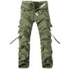 Mode Militär Cargo Pants Mens Byxor Overells Casual Baggy Army Men Plus Size Multi-Pocket Tactical 210715