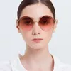 2021 lindas gafas de sol con montura de cara pequeña a la moda para adultos