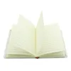Notizbücher A6 Sublimationszeitschriften mit doppelseitigem Klebeband Thermaltransfer Notebook DIY White Blanks Faux Leder Journal A02