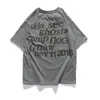 Mens Deisgner T-shirt 2023 Luxury Femmes Tees P￪che ￠ manches Braves Hip Hop Streetwear M￢le V￪tements