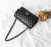 2021 Buena venta bolso acolchado lujos mujeres diseñadores diamante enrejado superior cuero real calidad hombros bolsos crossbody vienen con cajas YQC10