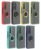 Samsung Galaxy z Fold의 Armor Shopproof Case 3 배 5 배 5 5g 커버 명확한 보호 손가락 라운드 링 홀더