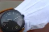Top Version Watches против 45 -миллиметровой керамики Black Seal VS505 00505 P9000 Автоматические мужские часы черные циферблаты кожаные ремешки. Начатые часы7043595