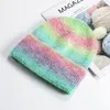 Beanie/Skull Caps Visrover 13 Colors Space Dye Yarn Acrylic Beanies Winter Hat for Woman Matched autumn Warm Skullies Wholesale Oliv22