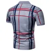 Polos pour hommes chemise 2021 été mode classique haut décontracté à manches courtes coton haute qualité mince Plaid