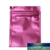 100Pcs/Lot Glossy Mylar Foil Bag Self Seal Tear Notch Reusable Reclosable Food Snack Candy Storage Packaging Pouches