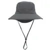 Hüte mit breiter Krempe 67JF Sonne für Männer Frauen mit Eimerhut, wasserdicht, atmungsaktiv, verstaubar, Boonie-Angeln