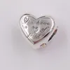 925 Sterling Silver aesthetic jewelry pandora 14k Domed Golden Heart charm anklets cute diy bracelets making for women teen girls necklace bead bangle 799415C00