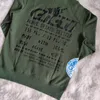 Men Hoodie Army Green Print Hoodies Hip Hop Sweatshirts Casual Fleece Sweatshirt Men's women Tops