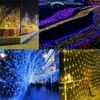 X 2M 200 LED Net Light Curtain String 1.5 1,5m 96LEDS Outdoor Home Year Christ Chuld Decoration 220V 110V Y201020