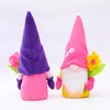花Gnomeイースター母の日Gnomesギフト家の装飾かわいい創造的な顔の無い人形祭りの祭り