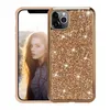 Custodie per telefoni con diamanti di alta qualità per iPhone 13 Pro Max 12 11 Xr Xs Samsung Galaxy Note 20 Ultra Galvanotecnica TPU PC 2 in 1 Flash Glitter Anti Drop Cover