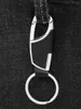 Nyckelringar nyckelring zinklegering metall läder mäns kreativa bilprydnad nyckelring hänge diy tillbehör som annonserar små gåvor miri22