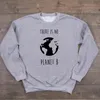 Women's Hoodies & Sweatshirts There Is No Planet B Women Sweatshirt Autumn Womens Clothing Causal Pullover Long Sleeve Jumpers Save The Eart