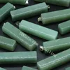 Square Natural Green Aventurine Quartz Crystal Stone Bar Pendant Necklace Carved Polished Semi Precious Gemstones Healing Necklaces Good Luck Jewelry for Women