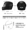 オートバイヘルメットヘルメット二重レンズモトクロスCasco Motoバイクツーリングレースカーボンファイバーオープンフェイス