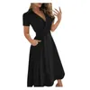 Body Wrap черное длинное платье падение платья для женщин 2021 чистый V-образным вырезом с коротким рукавом белое платье кружева тонкий Vestidos Mujer verano Y1006
