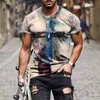 Koszulki męskie 2021 Novas Camisetas Casuais Masculinas e Femininas Impressas Em 3D Com O Novo Streetwear de Mata Masculina Alta Qualidade