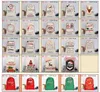 Christmas Santa Sacks Canvas Cotton Bags Large Organic Heavy Drawstring Gift Bag Personalized Festival Party Xmas Decoration SN2879