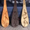 Bookmark Handmade Natural Bamboo Beautiful Tassels Vintage Style Mahogany Pipa Chinese Gift