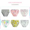 3/6/9Pcs/Lot Cotton Kids Underwear Girls Cute Cartoon Design Bow for Children's Girl Underpants Short Panties for Baby Clothing 211122