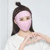 Mulheres Multifuncional Cachecol Air Hole Impressão Quente Ciclismo Anti-Poeira Reusável Boca Face Cobertura Full Face Ice Silk Sunscreen Máscara