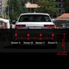 Bil bakifrån kameror kameror parkeringssensorer sensor kit avståndsdetekteringssystem universal omvänd säkerhetskopi radar ljudvarning indikator 4