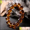 Beaded, Armband Smycken Burma Amber Wax Sweater Chain Mens och Women Single Ring Bracelet Strands Drop Leverans 2021 Jllpu